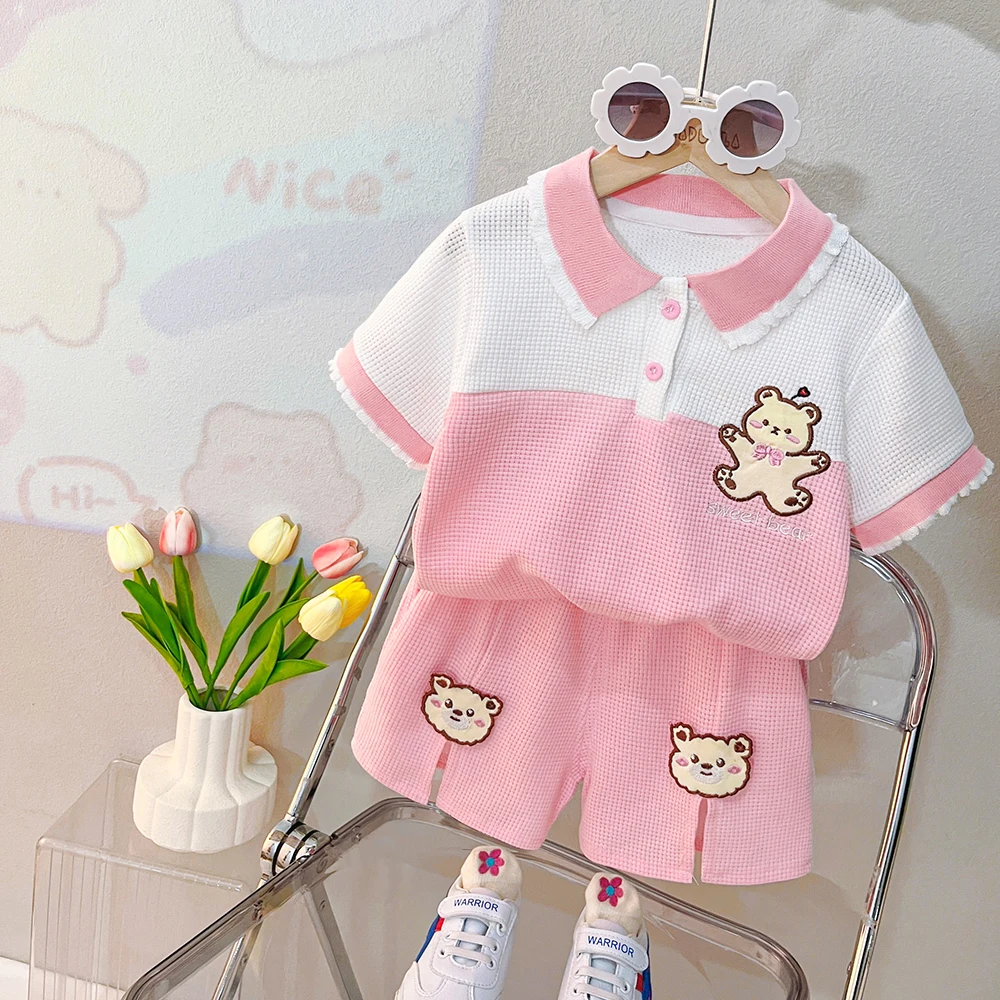 Baby Clothing Hong Kong - Kaus Bayi Perempuan Musim Panas Celana