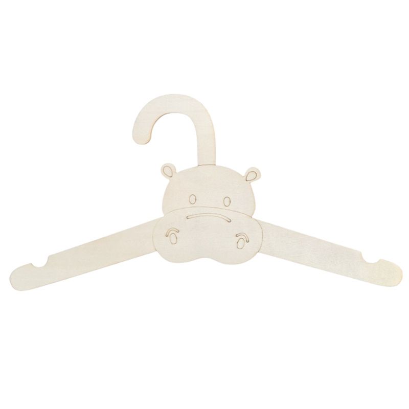 Baby Clothing Hanging Rack - ABJI-20PCS Gantungan Baju Kayu Lucu untuk