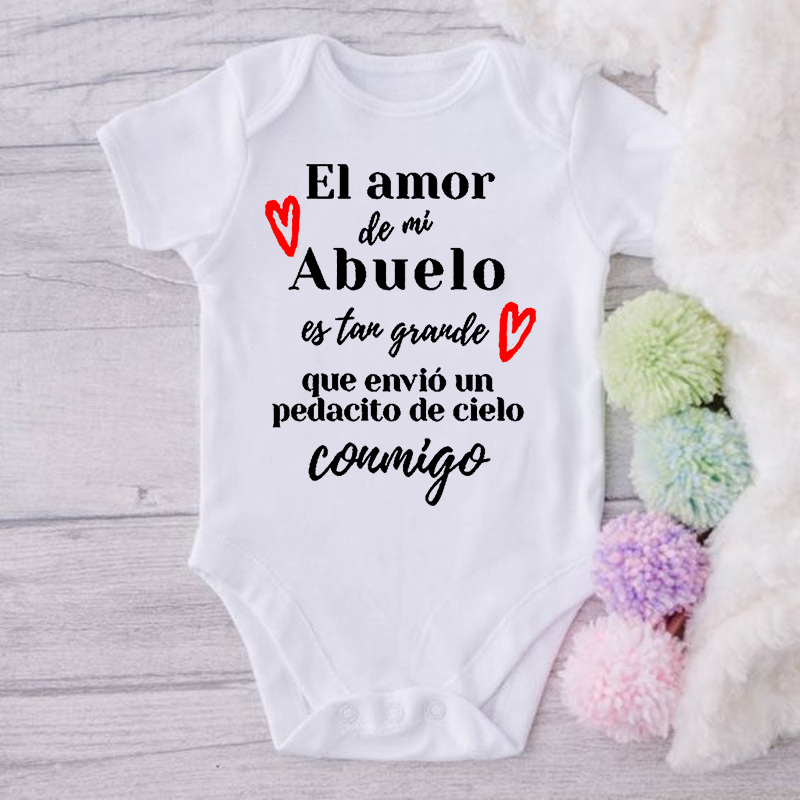 Baby Clothing Crochet - El Amor De Mi Abuelo Es