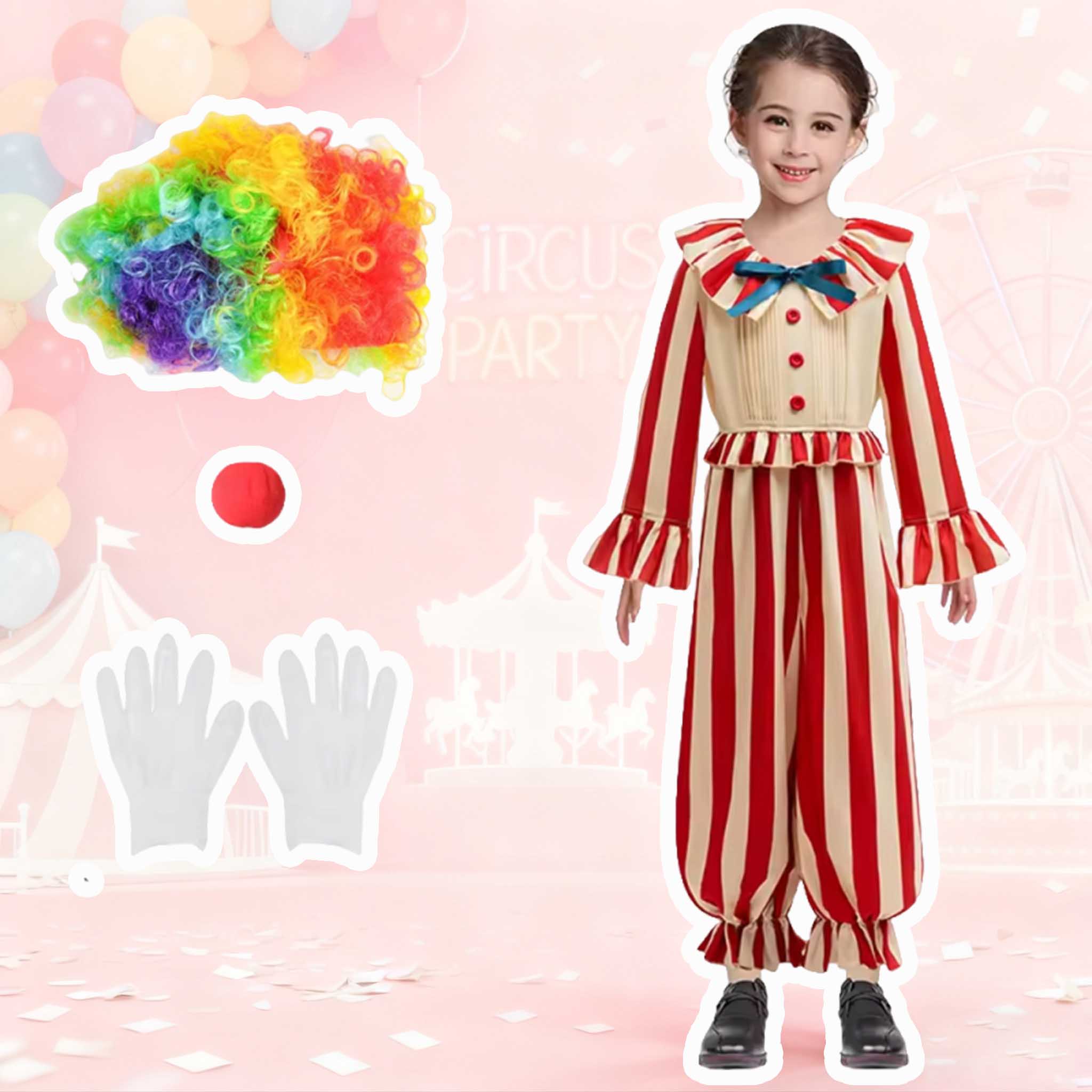 Baby Clothing Us - Pakaian Badut Halloween Cosplay Bayi Perempuan