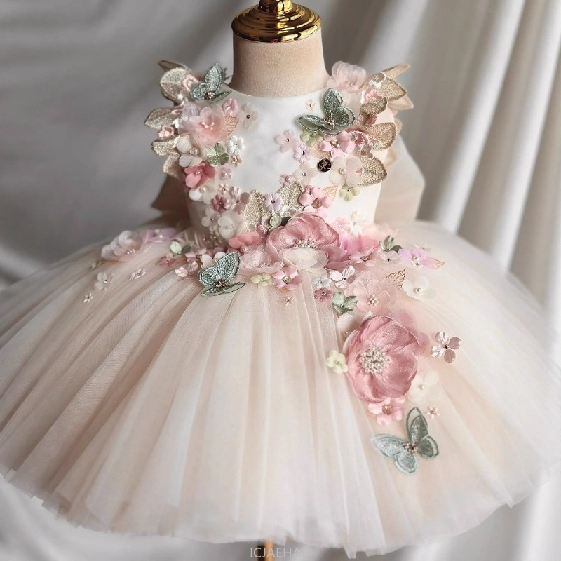 Baby Clothing Us - Gaun Pesta Musim Panas Anak Perempuan