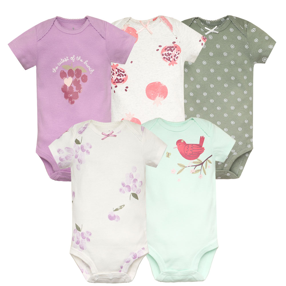 5 buah/lot Bodysuit bayi Fashi - Baby Clothing Crochet ulasan dan harga