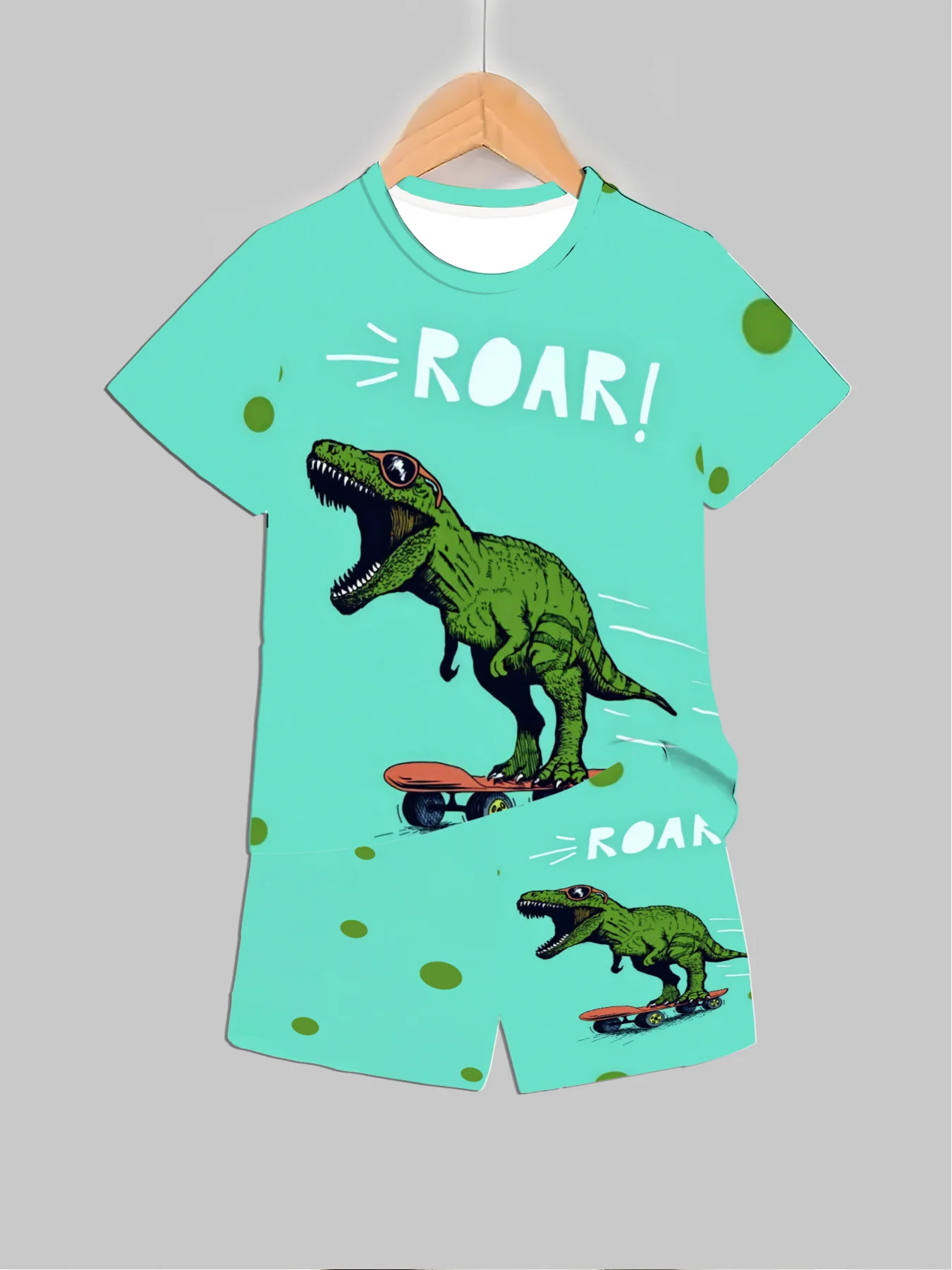 Pakaian Bermotif Dinosaurus Ba - Baby Clothing Us ulasan dan harga