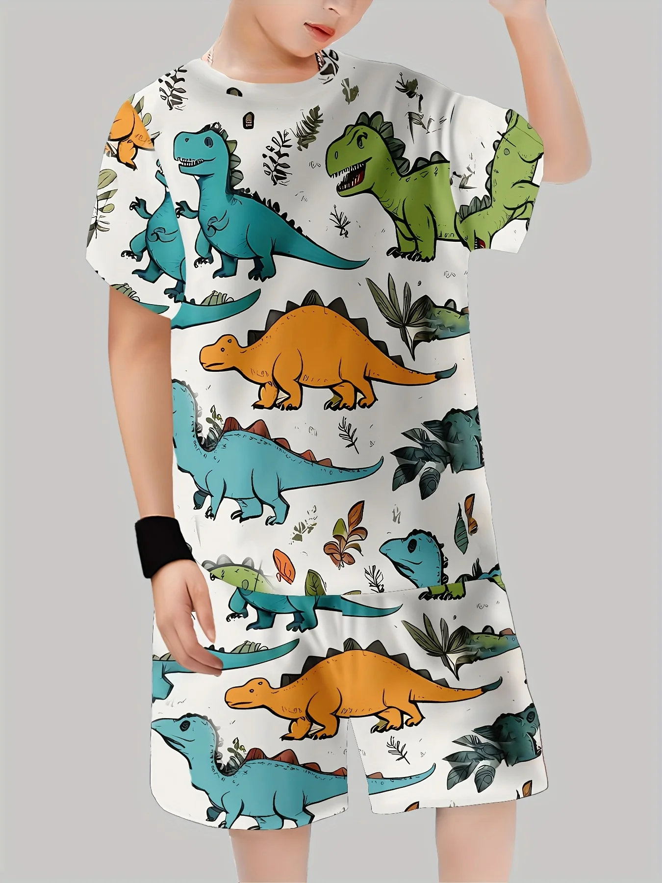 Pakaian Bermotif Dinosaurus Ba - Baby Clothing Us ulasan dan harga