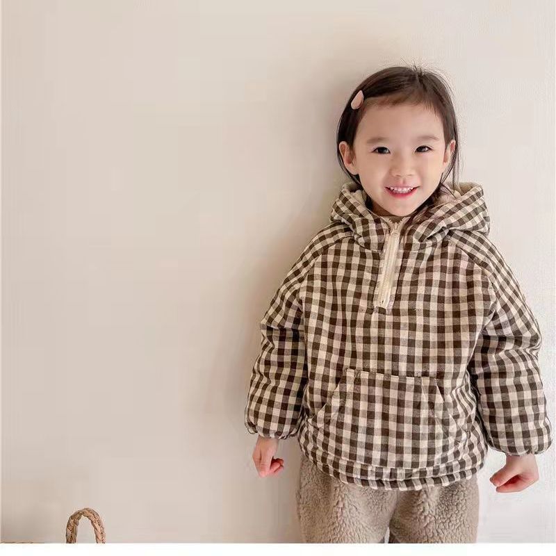 Jaket Anak Motif Kotak-kotak 2 - Baby Clothing Zipper ulasan dan harga