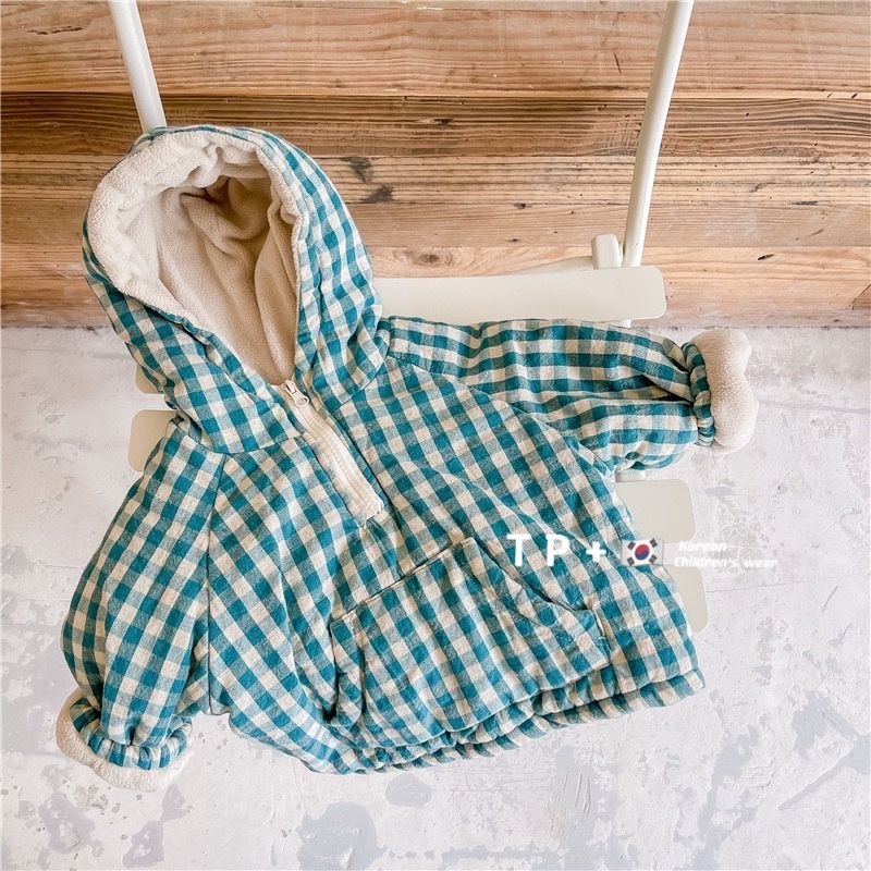 Jaket Anak Motif Kotak-kotak 2 - Baby Clothing Zipper ulasan dan harga