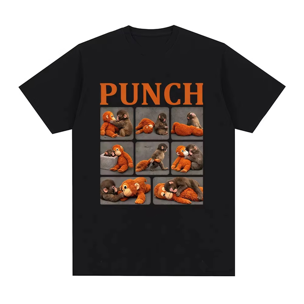Kaus Meme Lucu Punch The Monke - Baby Zoo Clothing ulasan dan harga
