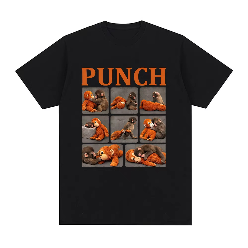Kaus Meme Lucu Punch The Monke - Baby Zoo Clothing ulasan dan harga