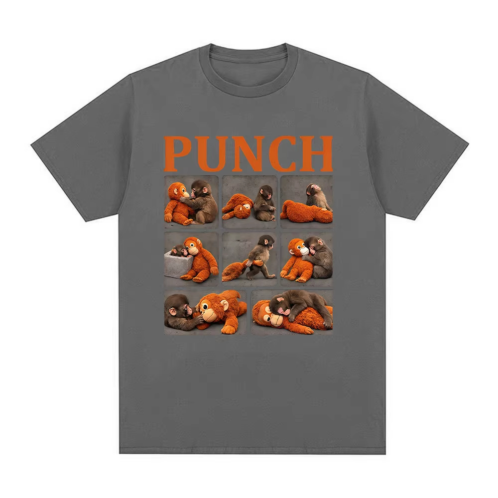 Kaus Meme Lucu Punch The Monke - Baby Zoo Clothing ulasan dan harga