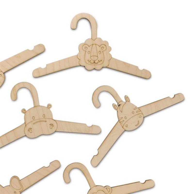 ABJI-20PCS Gantungan Baju Kayu - Baby Clothing Hanging Rack ulasan dan harga