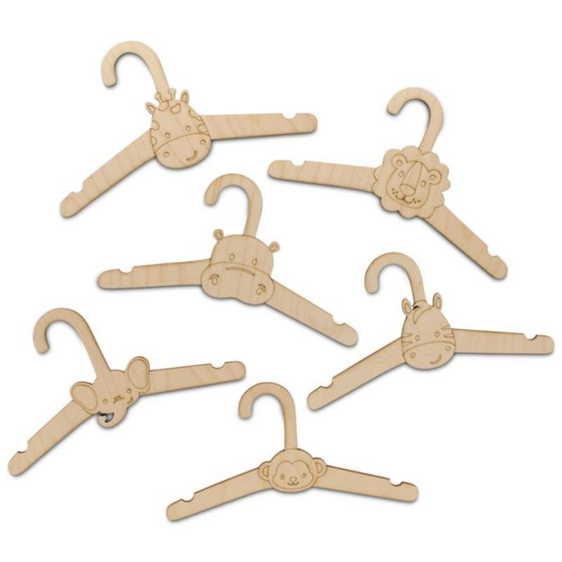ABJI-20PCS Gantungan Baju Kayu - Baby Clothing Hanging Rack ulasan dan harga