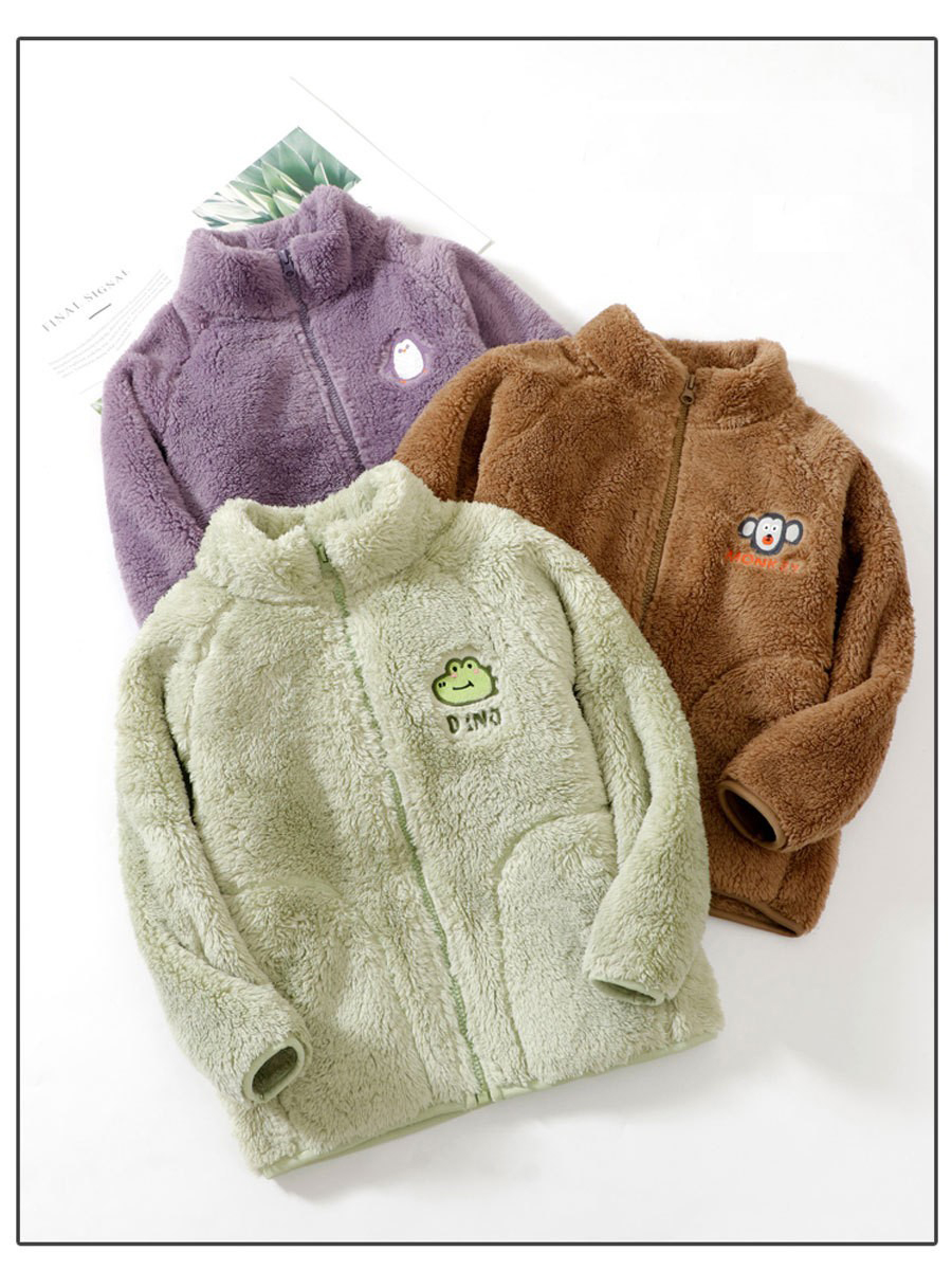 Pakaian Fleece Lembut Anak-Ana - Baby Clothing Zipper ulasan dan harga