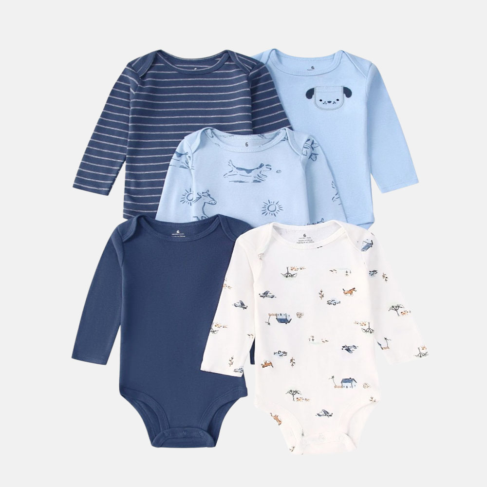 5 PCS Baju Bayi Laki-laki Pere - Baby Clothing Crochet ulasan dan harga