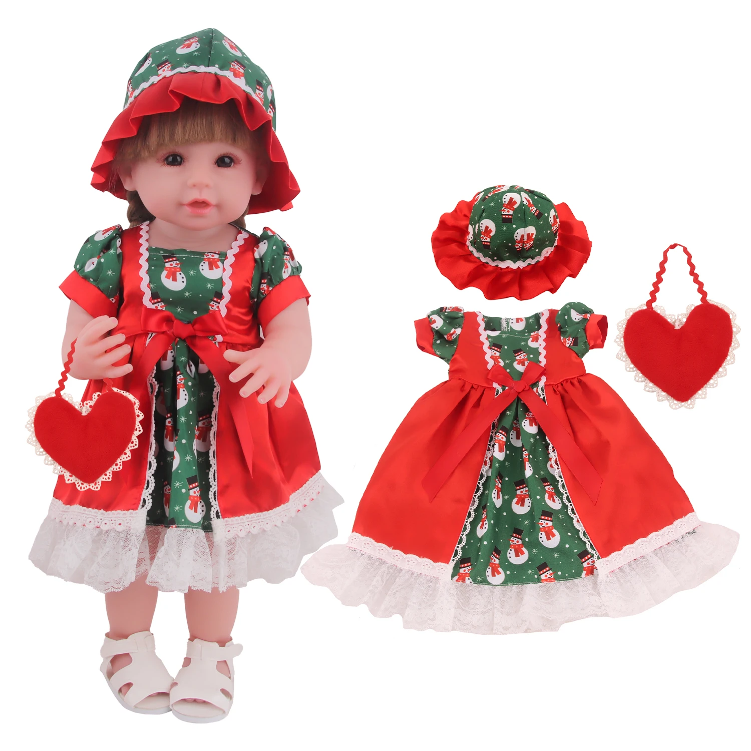 Setelan pakaian boneka 22 inci - Baby Clothing Gift Set ulasan dan harga