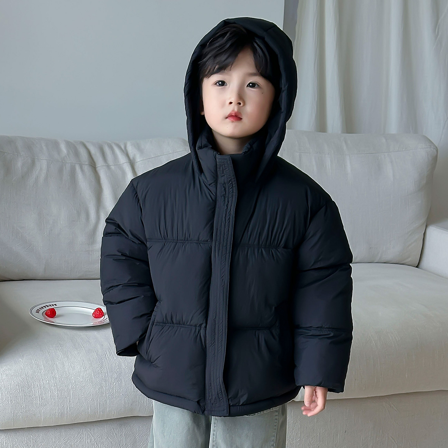 Pakaian anak-anak berbahan kat - Baby Clothing Zipper ulasan dan harga